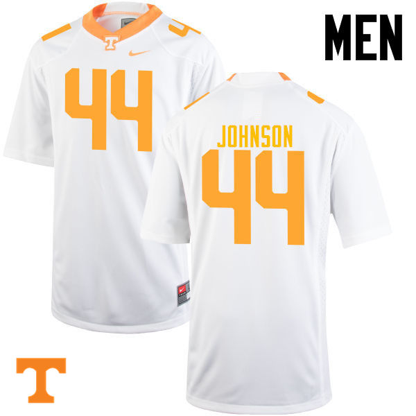 Men #44 Jakob Johnson Tennessee Volunteers College Football Jerseys-White - Click Image to Close